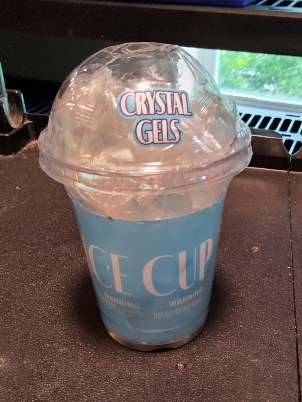 Sunny Days Ice Cup - Clear Gel Cubes in Blue Cup